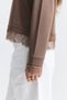 Lace Detail Knit Sweater - 4