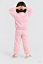 Unisex Children's Plush Zippered Fleece Tracksuit Set - 4