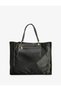 Zippered Tote Bag with Metal Accessories and Pockets - 2