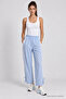 Wide Leg Striped Ayrobin Pants Lnz0005 Sky Blue - 4