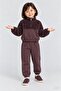 Unisex Children's Plush Zippered Fleece Tracksuit Set - 7