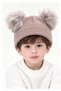 Baby Kids Double Pompom Beanie Unisex Winter Warm Hat 0-4 Years Old - 2