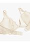 Comfortable Fit Non-Padded Underwire Lace Bra - 2