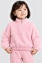 Unisex Children's Plush Zippered Fleece Tracksuit Set - 2