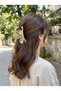 Mixed Color Marble Pattern Bone Hairpin Clip - Strong Spring Acrylic Hair Clip - 4