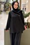 Kahma Blouse with Cap and Collar Pants Set - 3