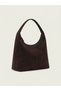 Large Size Lined Suede Hobo Bag |   Daily Women's Bag 42X27 cm