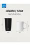 TempGuard Insulated Travel Mug 350ml | Stainless Steel Thermal Coffee Cup with One-Touch Push Button Lid | Double Wall Vacuum Flask Keeps Hot 8H & Cold 24H - BLack - 6