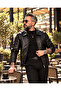 Men's Monza Double Zipper Faux Leather Jacket - 4