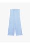 Comfortable Fit, Lace-Up Waist, Viscose Striped Pajama Bottoms