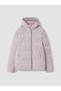 Girl's Hooded Puffer Coat (W6) - 2