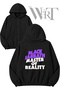 Black Sabbath 7 Back Printed Zippered Hooded Black Cardigan (2 Yarns)
