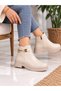 Women's Victor Skin Zipper Detailed Comfortable Short Ankle Boots - 2