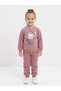 Girl's Fleece Set Cicikız Fleece Set Bottom and Top Girls' Fleece Set - 2