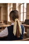 3-Piece Girls' Rubber Hair Clips with Leaves and Scarves - Bow Hair Clips