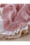 Muslin Coverlet 4 Layers with Ruffles Organic Natural Fabric - 2