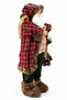 New Year's Santa Claus Plaid Red 90 cm - 3
