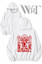 Ultrakill 3 Back Printed Zippered Hooded White Cardigan (2 Yarns)