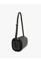 Zippered Stone Shoulder Bag with Metal Accessories and Adjustable Strap - 3