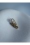 Gold Color Zircon Stone Tiny Earrings (1.9 cm)