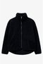 Navy blue zippered fleece jacket - 4