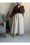 Women's Skirt Long Lined Crinkled Skirt - 2