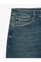 Normal Waist Cotton Straight Fit Jean Trousers with Pockets - Mark Jean - 3