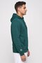 Men Sportswear Fit Brand Logo Outdoor Hoodie, Dark Green - 3