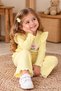Baby Girl & Child Cotton Ribbed Fabric Ruffle Top and Bottom Set - 2