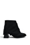 Women's Black Suede Trousers Boots with Orthopedic Insole Grigros - 2