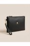 Women's Portfolio Bag Zippered Handbag Stylish Daily Bag with Wrist Strap - 2