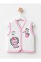 Cute Lion and Giraffe Printed Quilted Children's Vest - 2