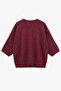Burgundy Glow Half Sleeve Sweater - 2