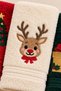 Boxed New Year's 3-Piece Kitchen Towel Set |   100% Cotton, Gift Embroidered Hand Towel Set |   Drying Cloth 30X50 cm - 4