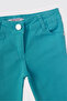 Girl's Turquoise Pants - 3