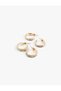 2-Piece Hoop Earring Set with Stones - 3