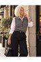 New season polo collar sleeveless button closure knit vest / sweater - 3