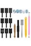 14Pcs Nail Magnet Tool Set for Cat Eye Gel Polish,3D Magnetic Pens and Sticks for DIY Nail Art Designs