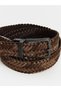Brown Double-Sided Suede Look Men's Belt - 2