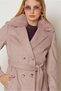 Belted Checked Coat 90657 - 3