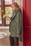 Belted Checked Coat 90657 - 2