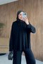 Rona Hooded Two-Piece Set Black - 3