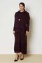 Tricot Dress with Shawl Detail 46952