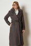 Belted Checked Coat 90651