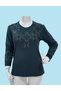 Women's Luxury Stone Embellished Mother Clover Blouse- New Season- Winter 2026