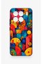Mi 15 5g Compatible Colorful Geometric Floral Pattern Silicone Case - 2
