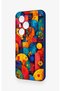 Honor 400 Pro Compatible Colorful Geometric Floral Pattern Silicone Case - 4