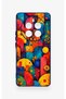 Realme 12 Pro Compatible Colorful Geometric Floral Pattern Silicone Case - 2