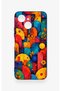 Tecno Spark 40C Compatible Colorful Geometric Floral Pattern Silicone Case - 2