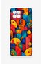 Omix X600 Compatible Colorful Geometric Floral Pattern Silicone Case - 2